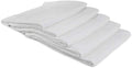 Microfiber Polish and Buffing Towel Pack of 5, White (16 inch x 16 inch , 400 )