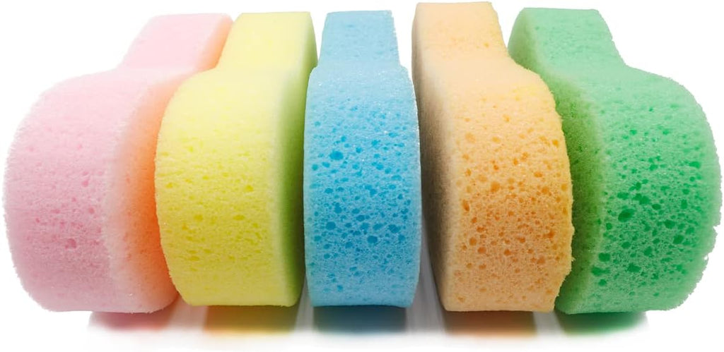 Large Sponges - Car Cleaning Supplies - Big 5 Pcs High Foam Cleaning Washing Sponge for Car, Household Cleaning and Water Games