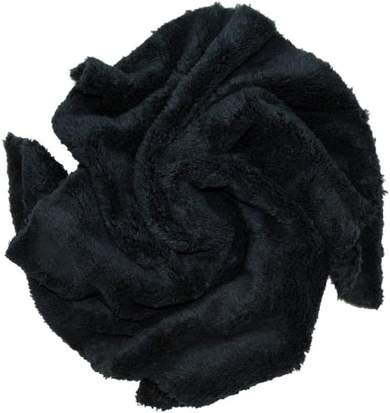 Premium Microfiber Towels, Car Drying Wash Detailing Buffing Waxing Polishing Towel with Plush Edgeless Microfiber Cloth (Black)