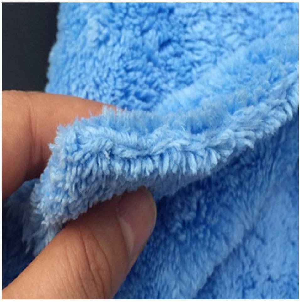 6Pack Car Microfiber Towel for Auto Thick Buffing Microfiber Cleaning Cloth 16"x16" Plush Polishing Drying Towels 450 Detailing Cloths