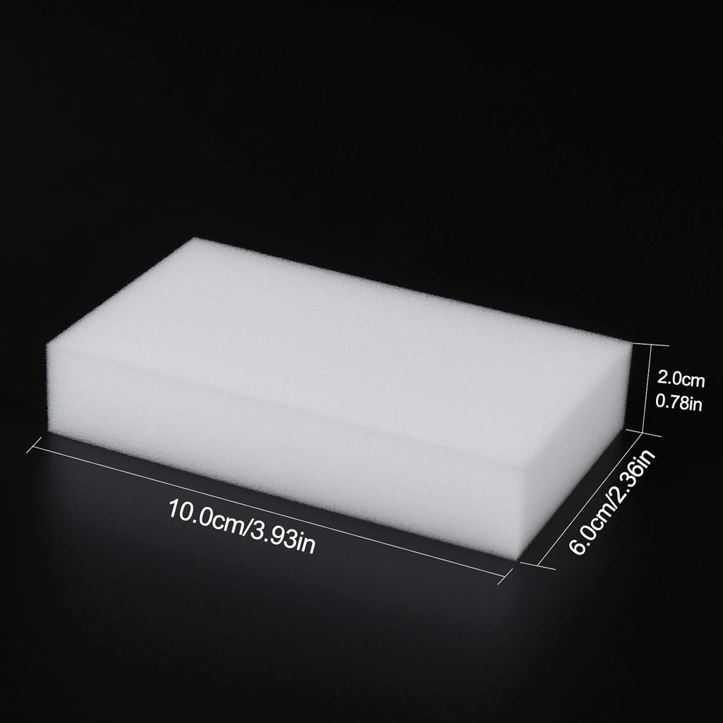 50 Pack Melamine Sponges  Cleaning Sponges in Bulk Melamine Foam for Dishes Eraser Sponges for Cleaning