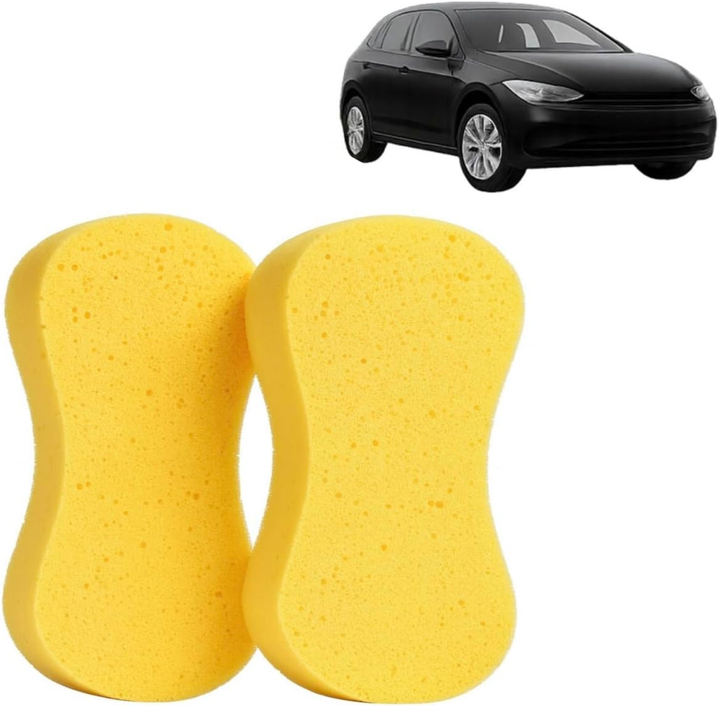 2-Pack Car Wash Sponges - Large Sponges, Extra Thick for All-Purpose Cleaning, Ideal for Vehicle Washing, Equipment Cleaning, Boat Cleaning