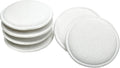 Car Care  Cotton Terry Wax Applicator Pads 5 Inch Diameter, White, 6 Pack
