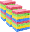 24 Pack Kitchen Sponges Natural Cellulose Compressed Sponges for Cleaning Reusable Dish Sponges Kitchen Non-Scratch  for Kids