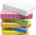 Cellulose Sponges,Heavy Duty Scrub Kitchen Sponge,Clean Tough Messes Without Scratching Sponges Kitchen,Pop Up Eco Sponges  (6 Pack)