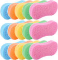 15 Pcs Car Wash Sponges, Large Thick Handy Cleaning Scrubber Washing Sponge Pads for Cars, Bike, Boat, Kitchen, with Vacuum Compressed Packing, 5 Colors