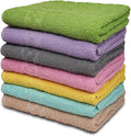 7-Pack Bath Towels 30" x 54" Ultra Soft 100% Cotton Large Bath TowelsHighly Absorbent for Bathroom, Pool, Gym, Spa, and Hotel Use (Colors Variety)