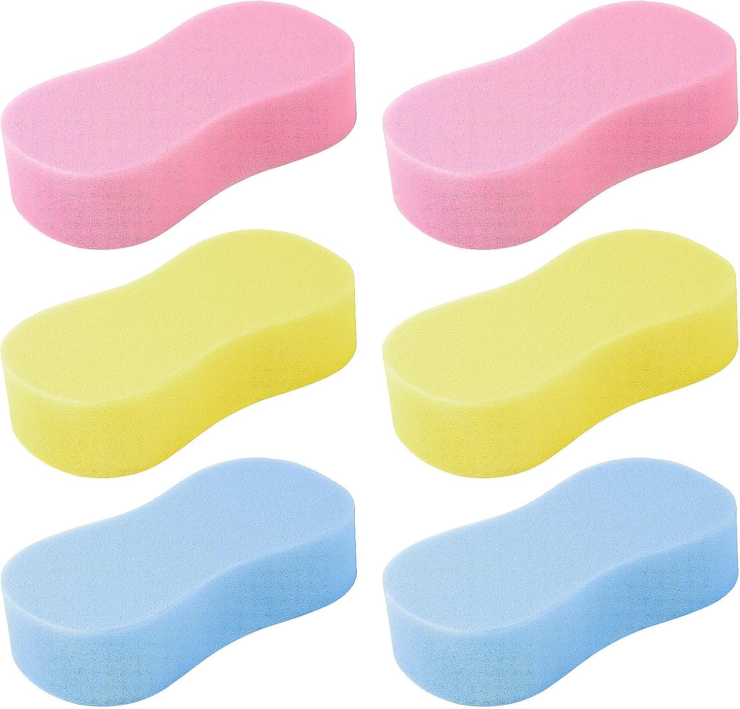 Car Wash Sponge, 6PCS Car Sponge Measuring 8.7 x 4.3 x 2.4 Inches, Specialized for Cleaning, Large Sponge are Suitable for Kitchen, Bathroom, Living Room, Garage, Etc